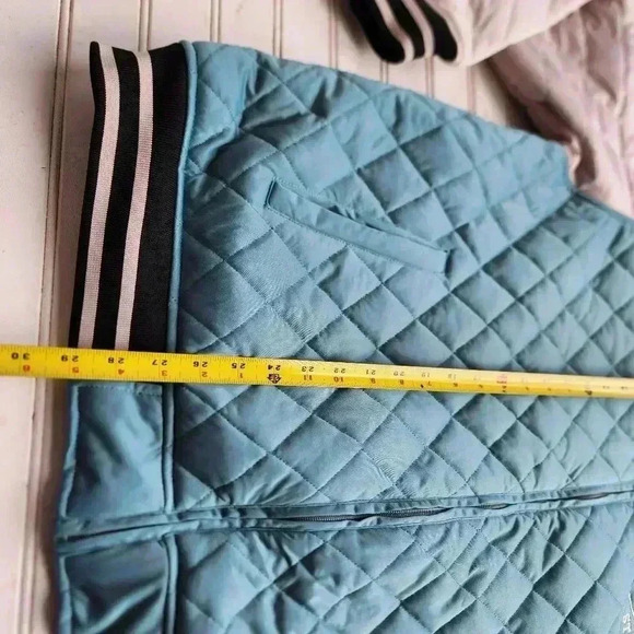 NWT $138 Staple Division Quilted Jacket Teal Blue Pigeon Men's Zip Size XL - Picture 4 of 13